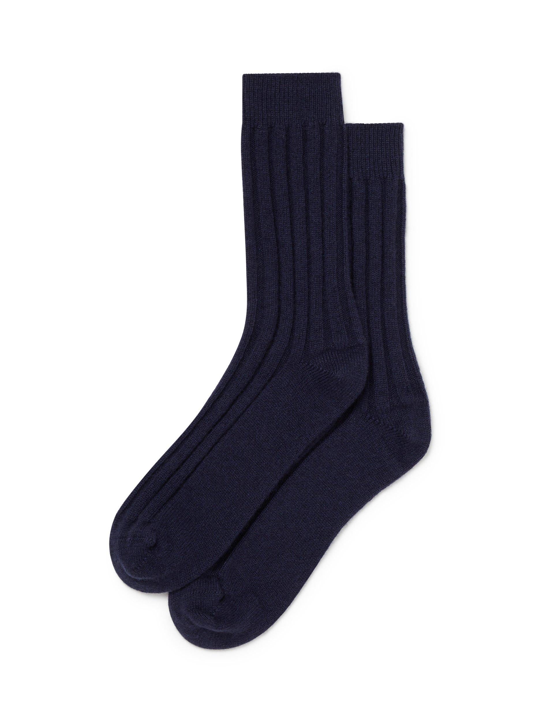 Bedfolk Ribbed Cashmere Socks 1 Pair - British product