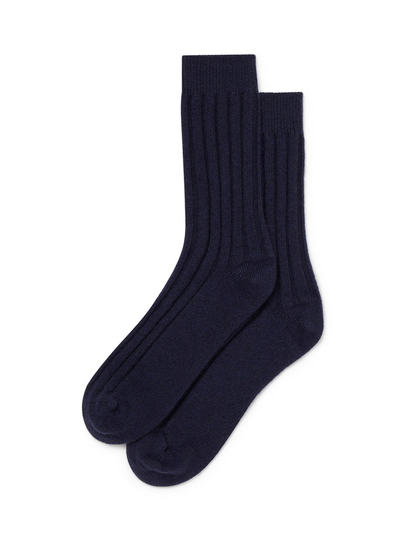 Bedfolk Ribbed Cashmere Socks 1 Pair - British product