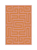Ruggable Maze Rug, Pink/Orange, L90 x W60cm