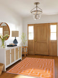 Ruggable Maze rug pink orange 90x60cm, UK version