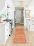 Ruggable Maze rug pink orange 90x60cm, UK version