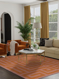 Ruggable Maze rug pink orange 90x60cm, UK version