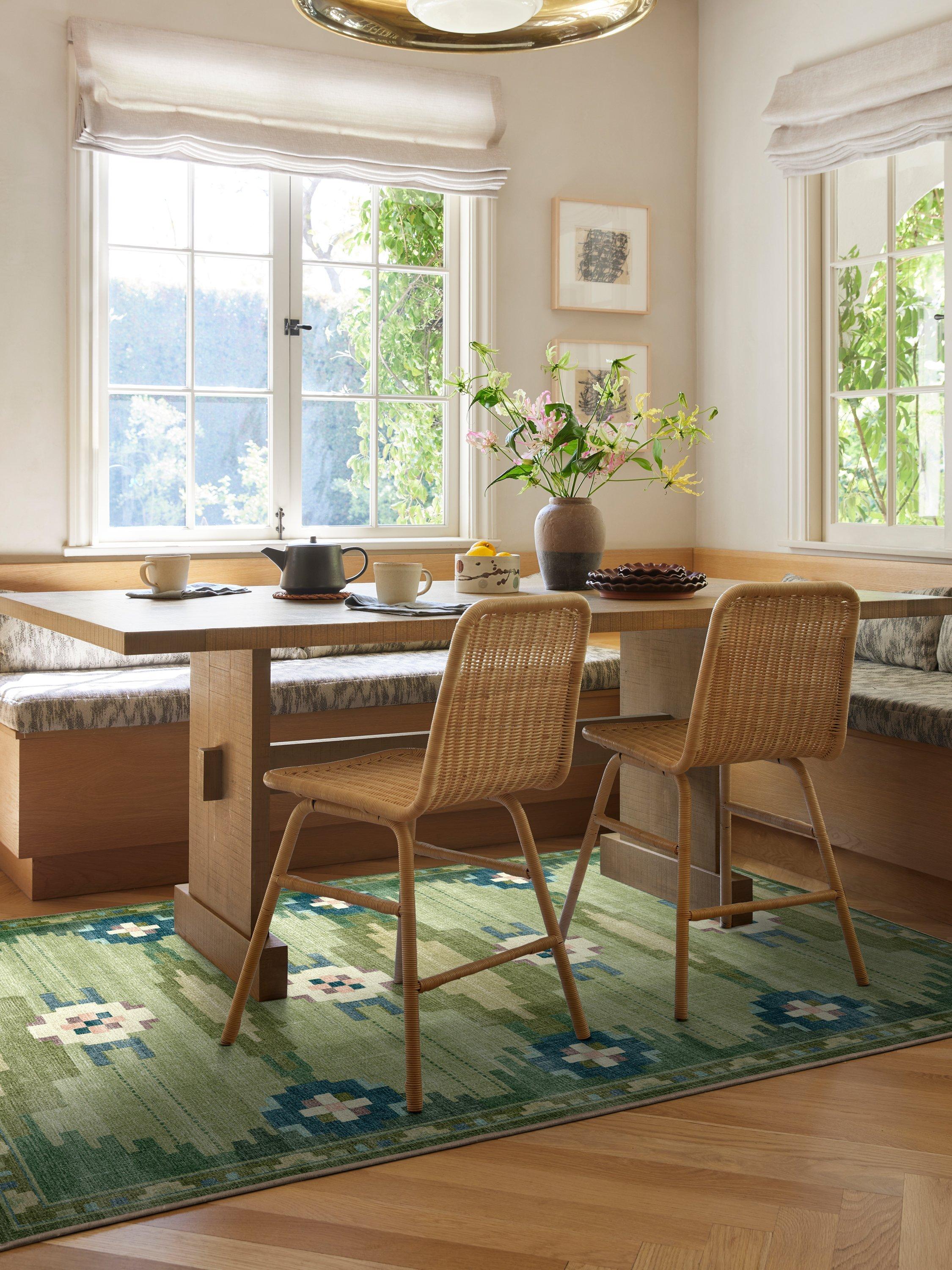 Ruggable Annika rug green 90x60cm, UK version