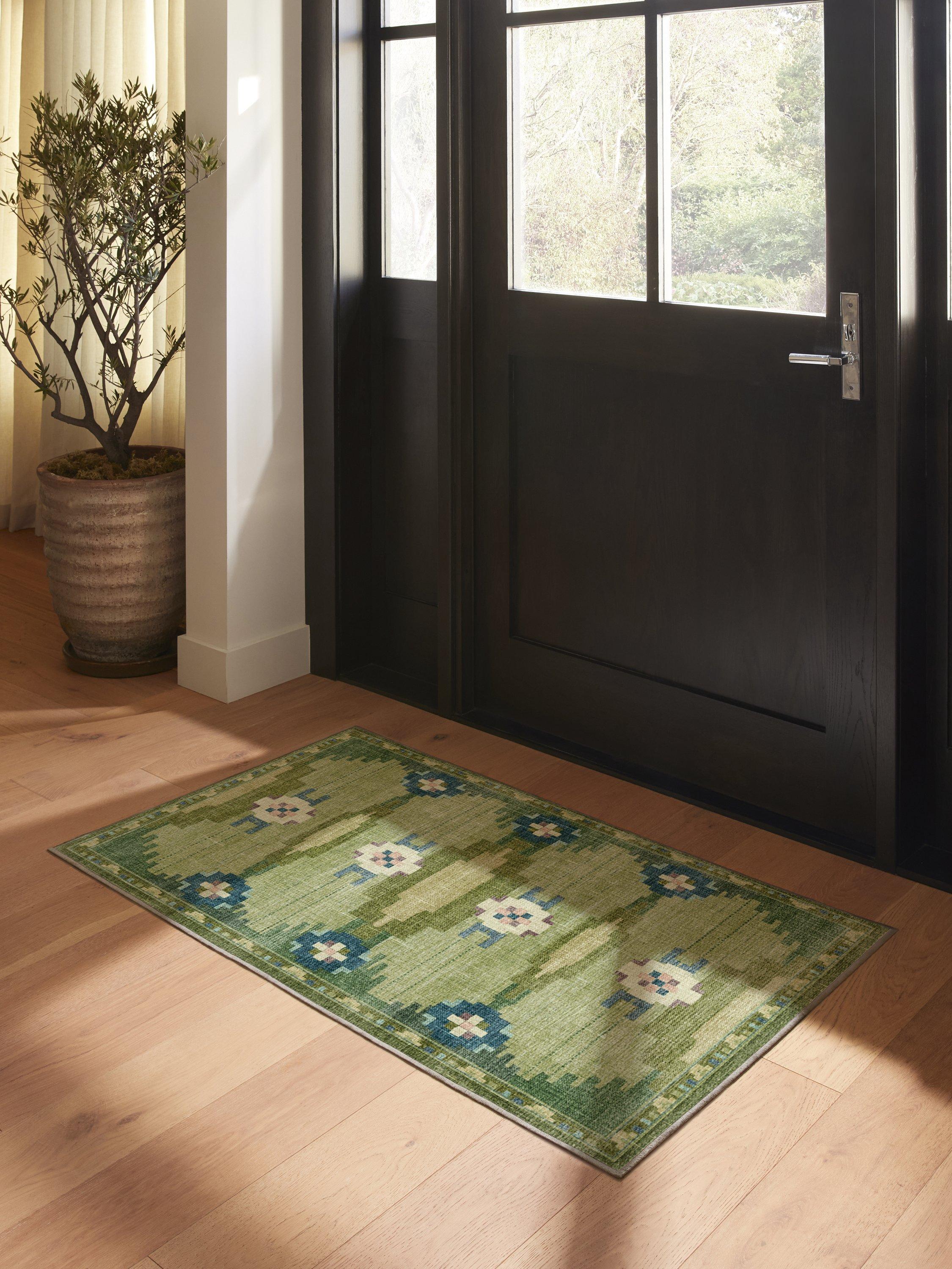 Ruggable Annika rug green 90x60cm, UK version