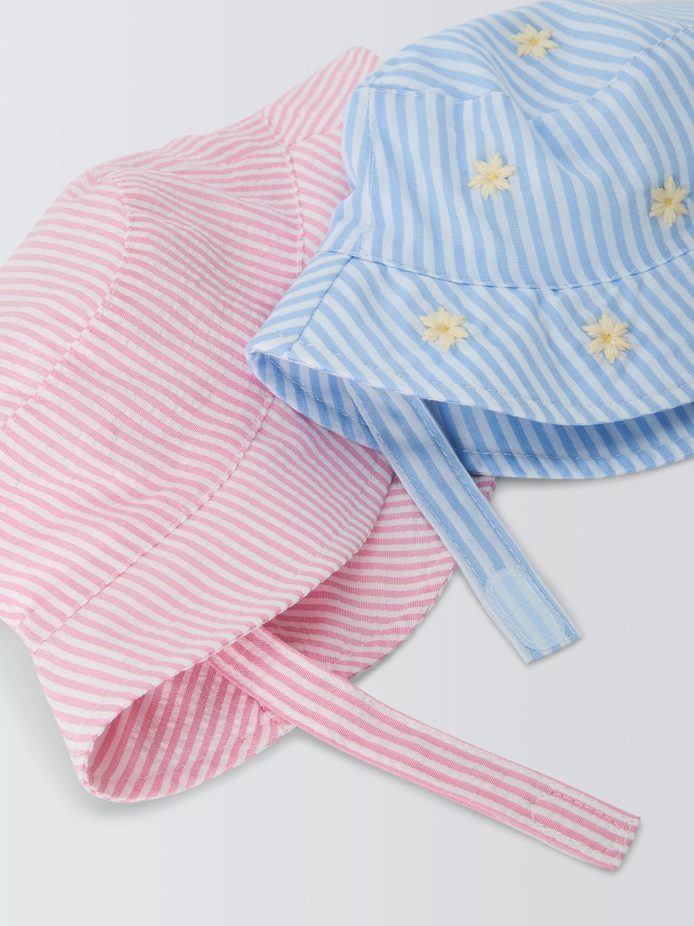 John Lewis baby bucket hats Daisy/Stripe pack of 2, UK version