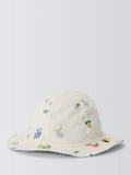 John Lewis baby fruit reversible hat white multi (British brand)