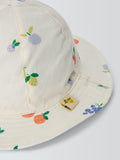 John Lewis baby fruit reversible hat white multi (British brand)