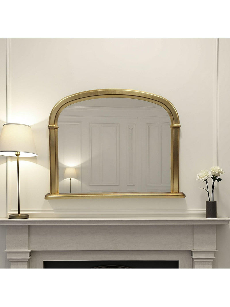Yearn arched overmantel wall mirror 127x112cm (British brand)