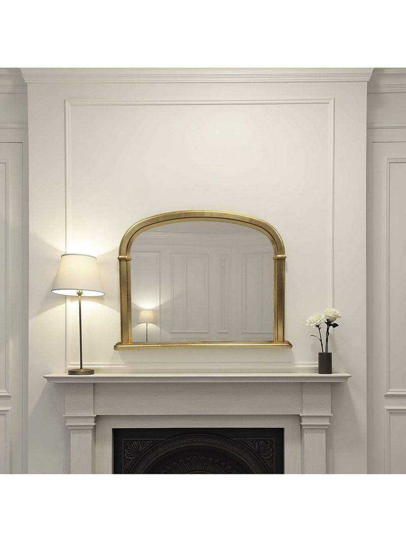 Yearn arched overmantel wall mirror 127x112cm (British brand)