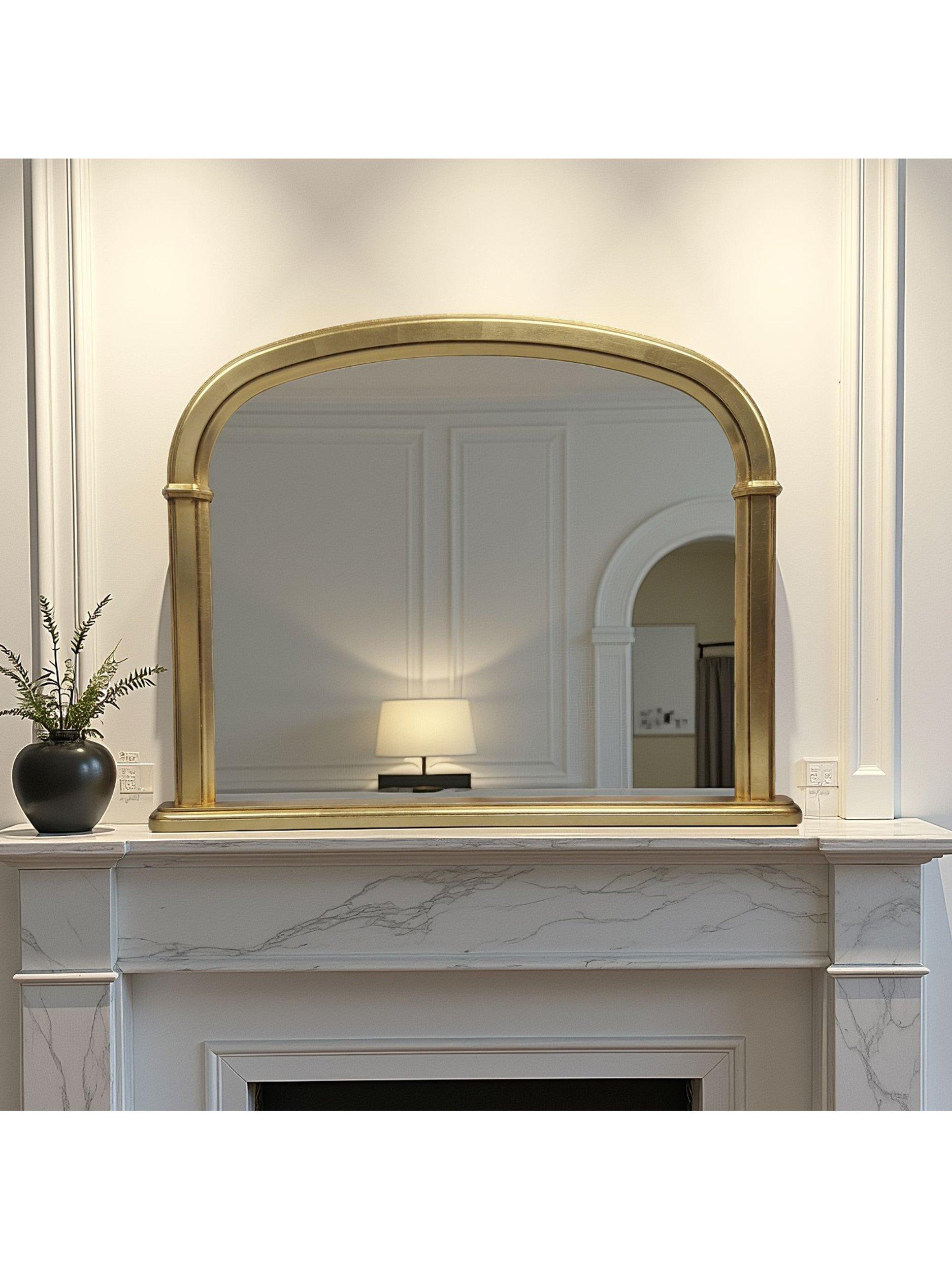 Yearn arched overmantel wall mirror 127x112cm (British brand)