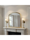 Yearn arched overmantel wall mirror 127x112cm (British brand)