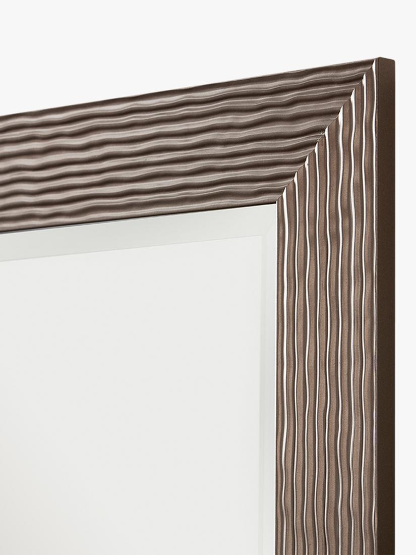 Yearn fluted bronze wall mirror - British product