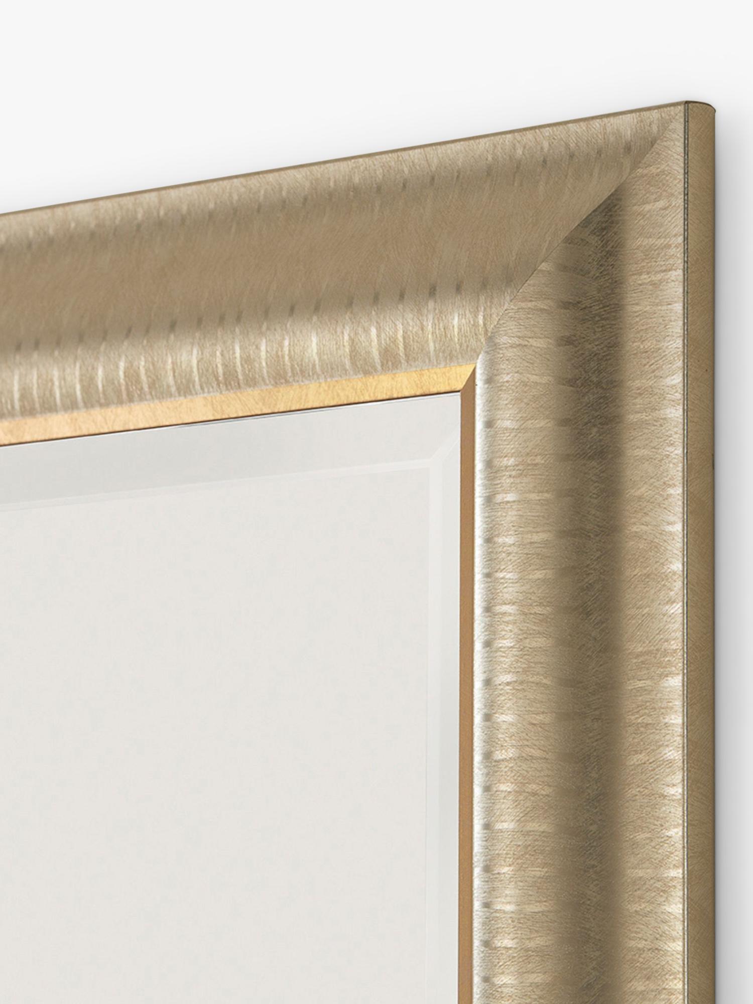 Yearn champagne textured wall mirror 102x74.5cm, imported from the UK