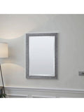 Yearn cobblestone rectangular wall mirror silver (British brand)