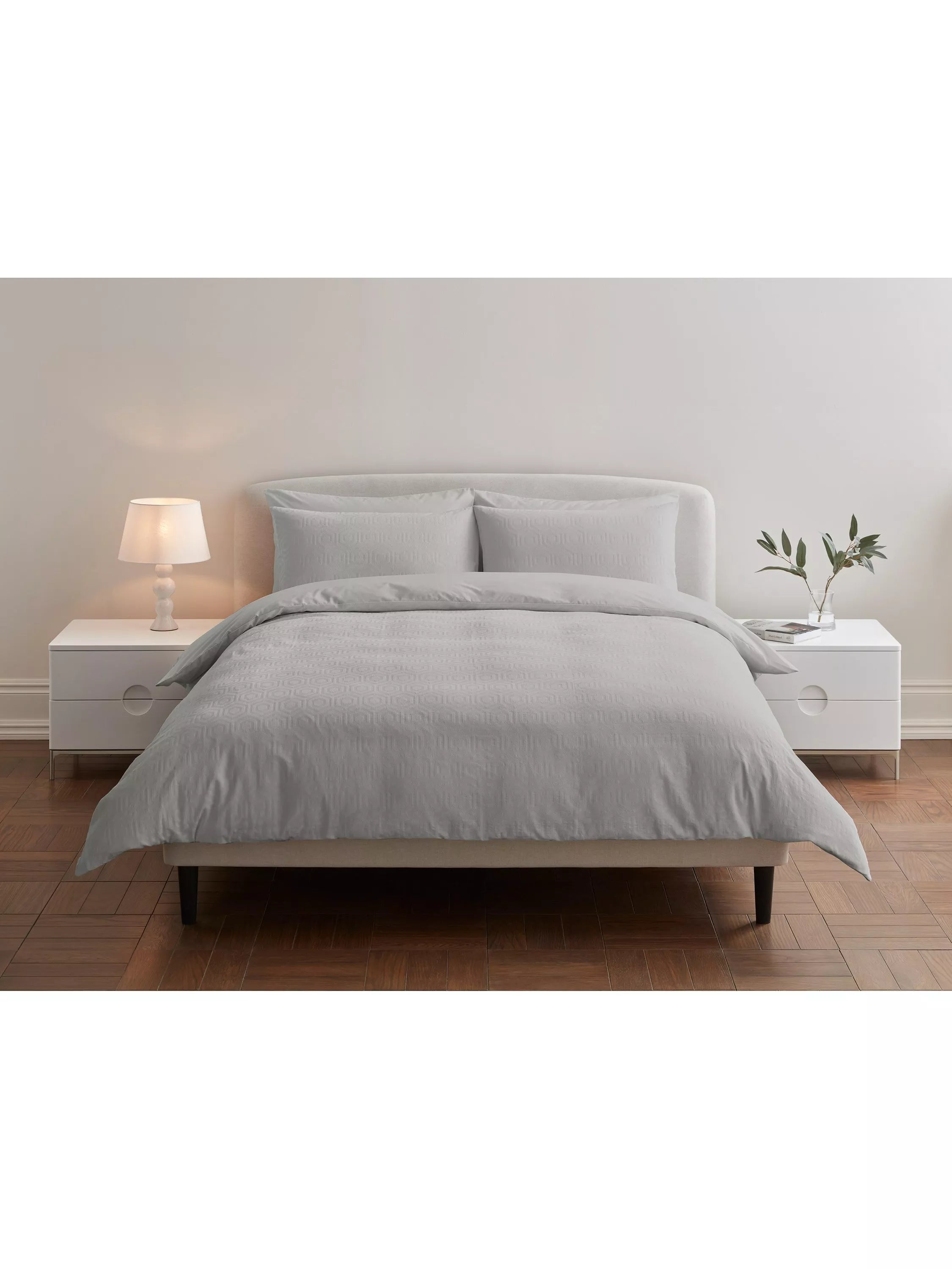 Jasper Conran London Hexagon Weave single duvet cover set, UK version
