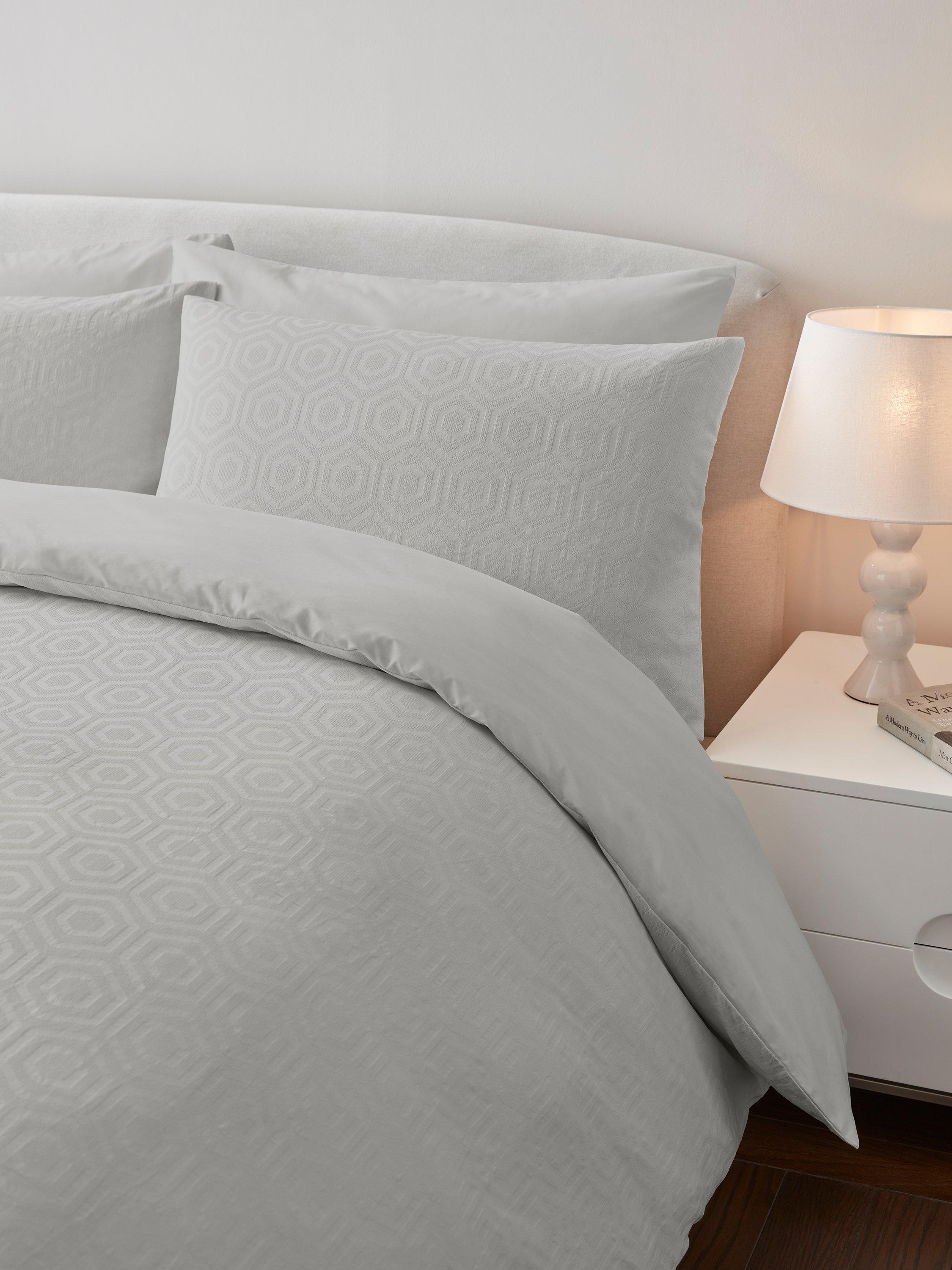 Jasper Conran London Hexagon Weave single duvet cover set, UK version