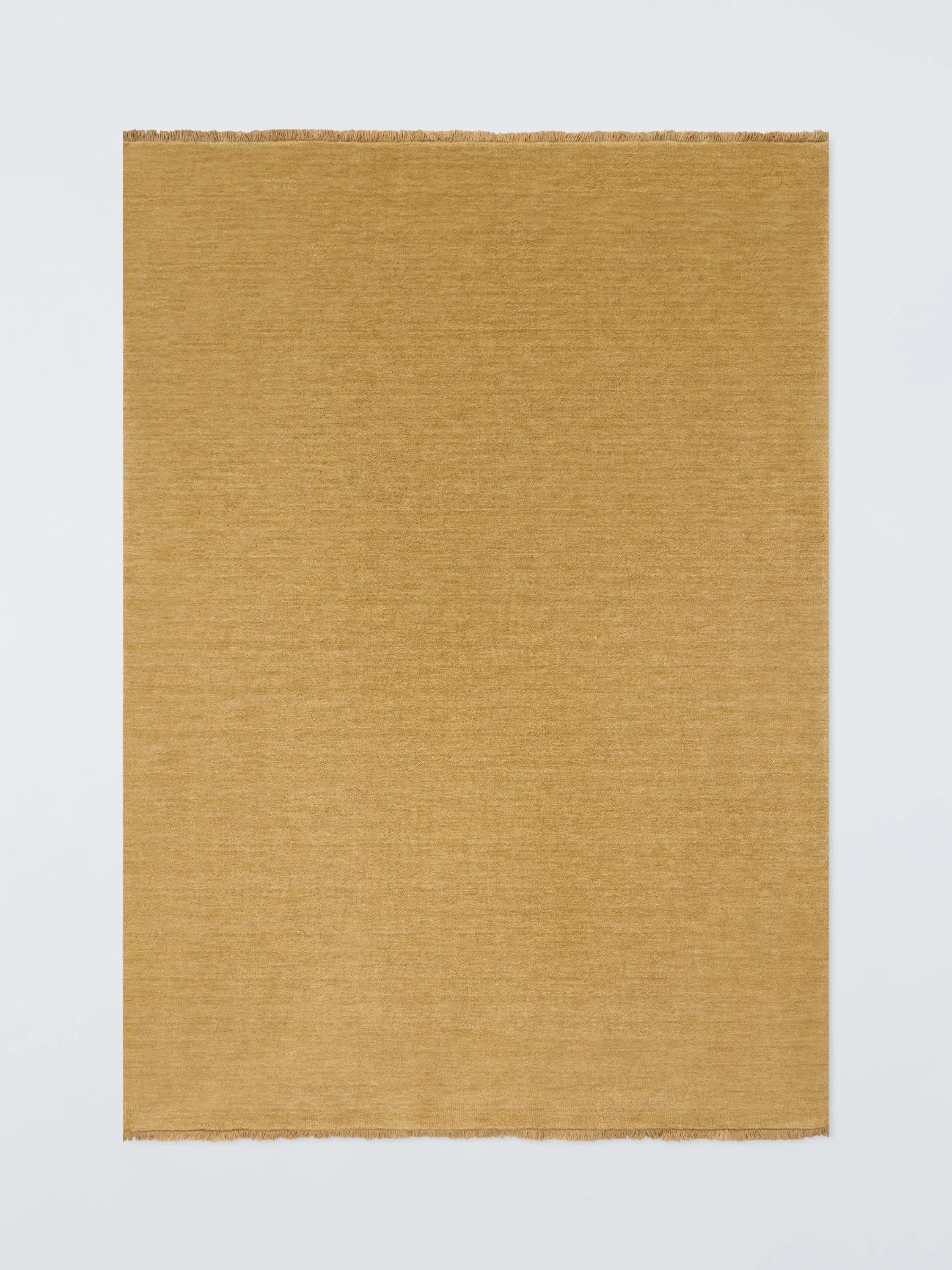 John Lewis Plain New Zealand Wool Rich Hand Woven Rug 80x140cm