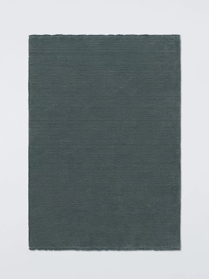 John Lewis Plain New Zealand Wool Rich Hand Woven Rug 80x140cm