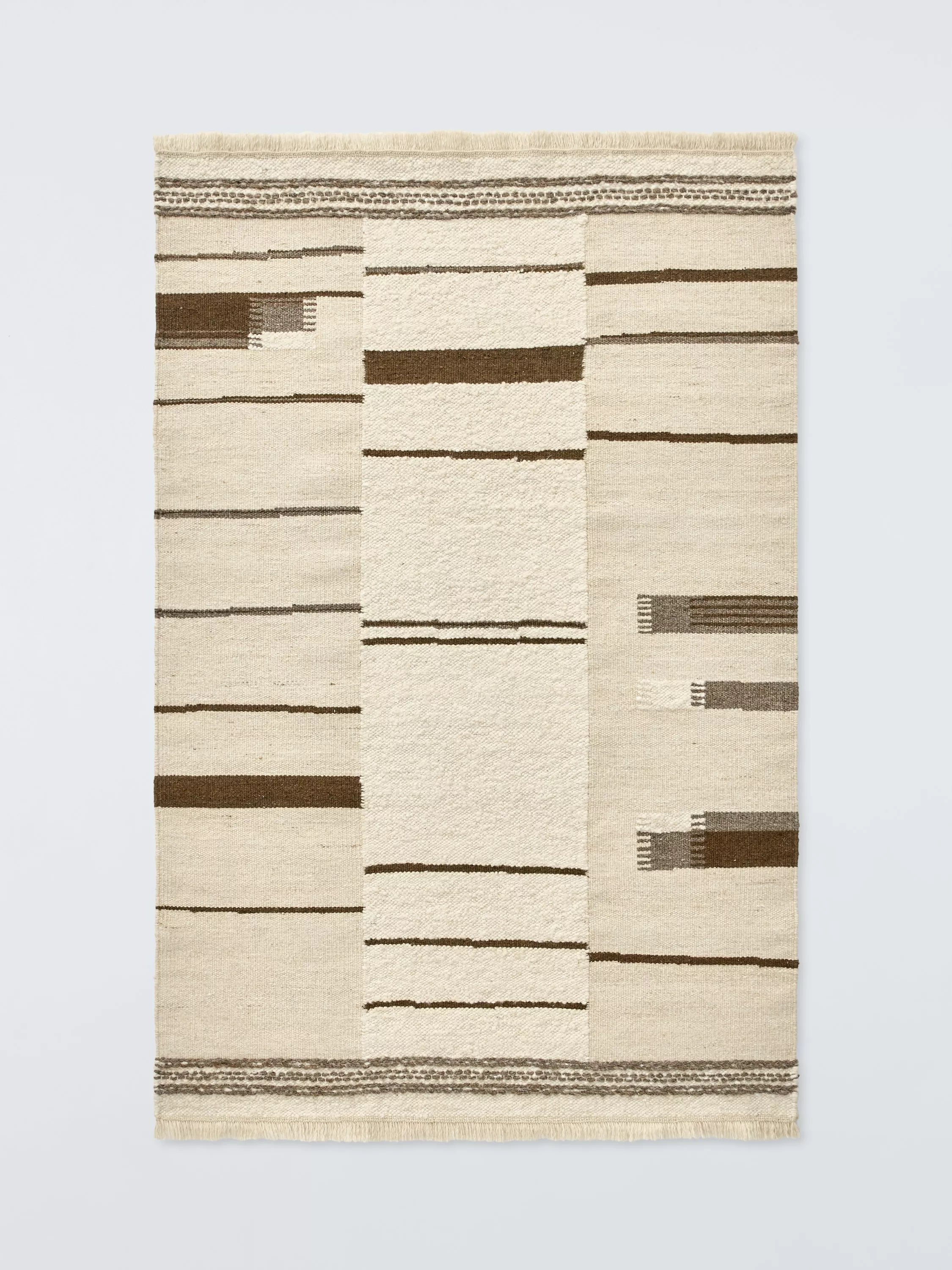 John Lewis Zhala Kelim wool rug 180x120cm (British brand)