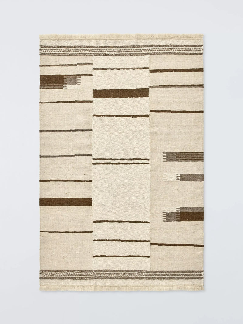 John Lewis Zhala Kelim wool rug 180x120cm (British brand)