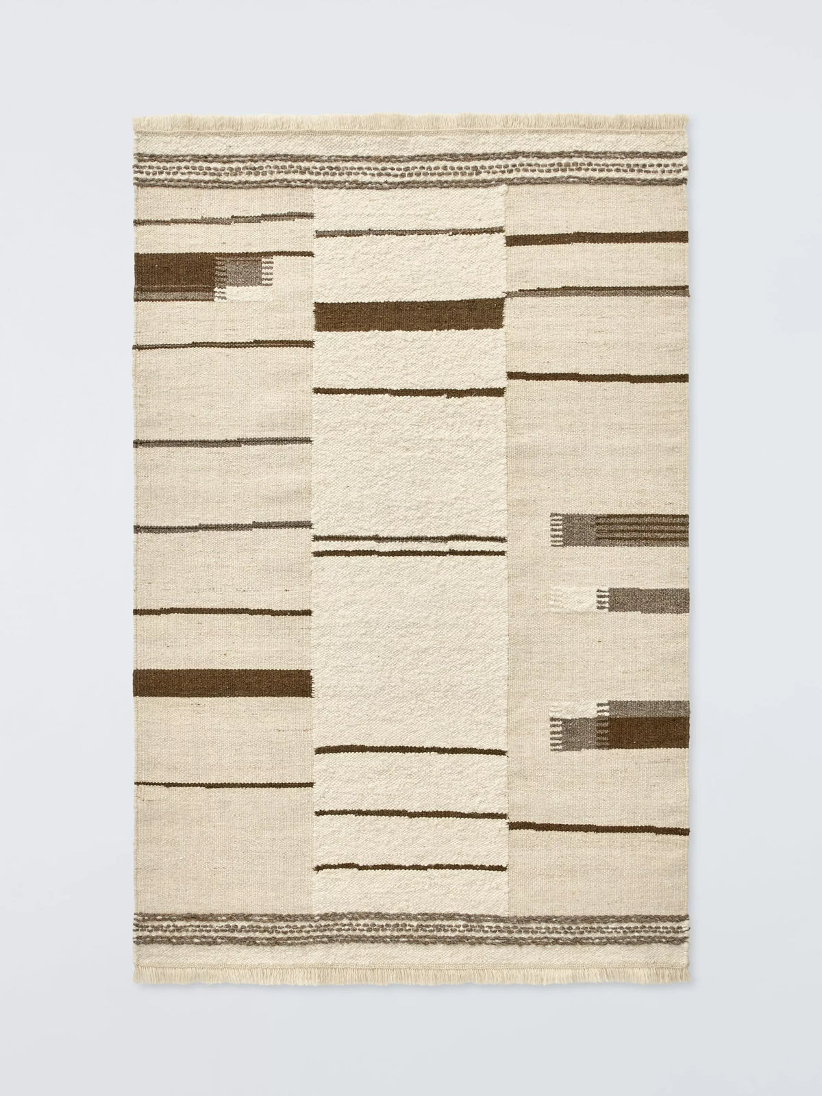 John Lewis Zhala Kelim wool rug 180x120cm (British brand)