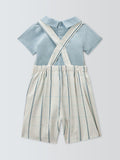 John Lewis Heirloom baby bibshorts bodysuit celestial blue imported from the UK