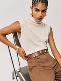 Reiss leather belt tan regular width, UK version