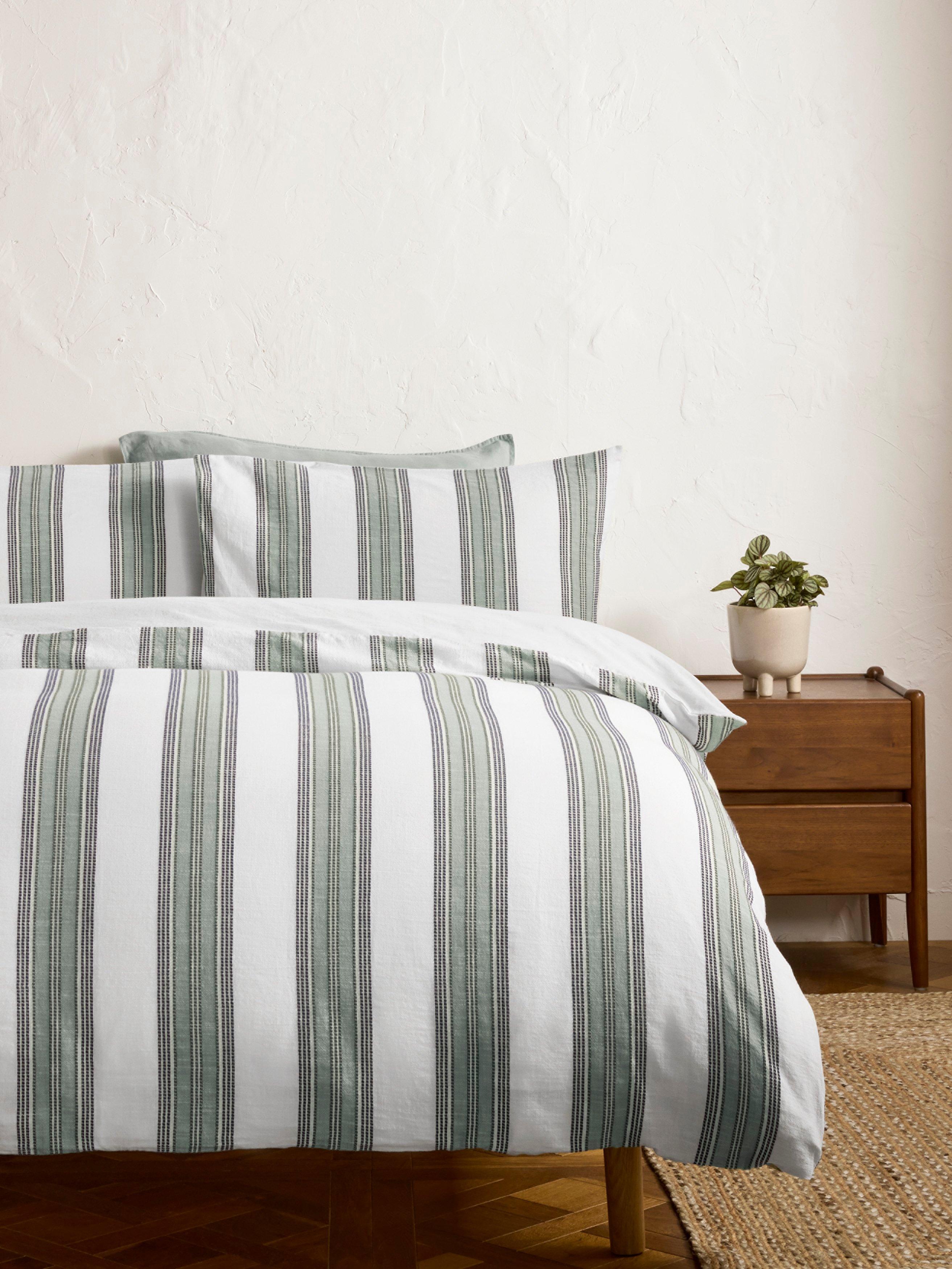 John Lewis Falmouth pure cotton duvet cover set double, UK version