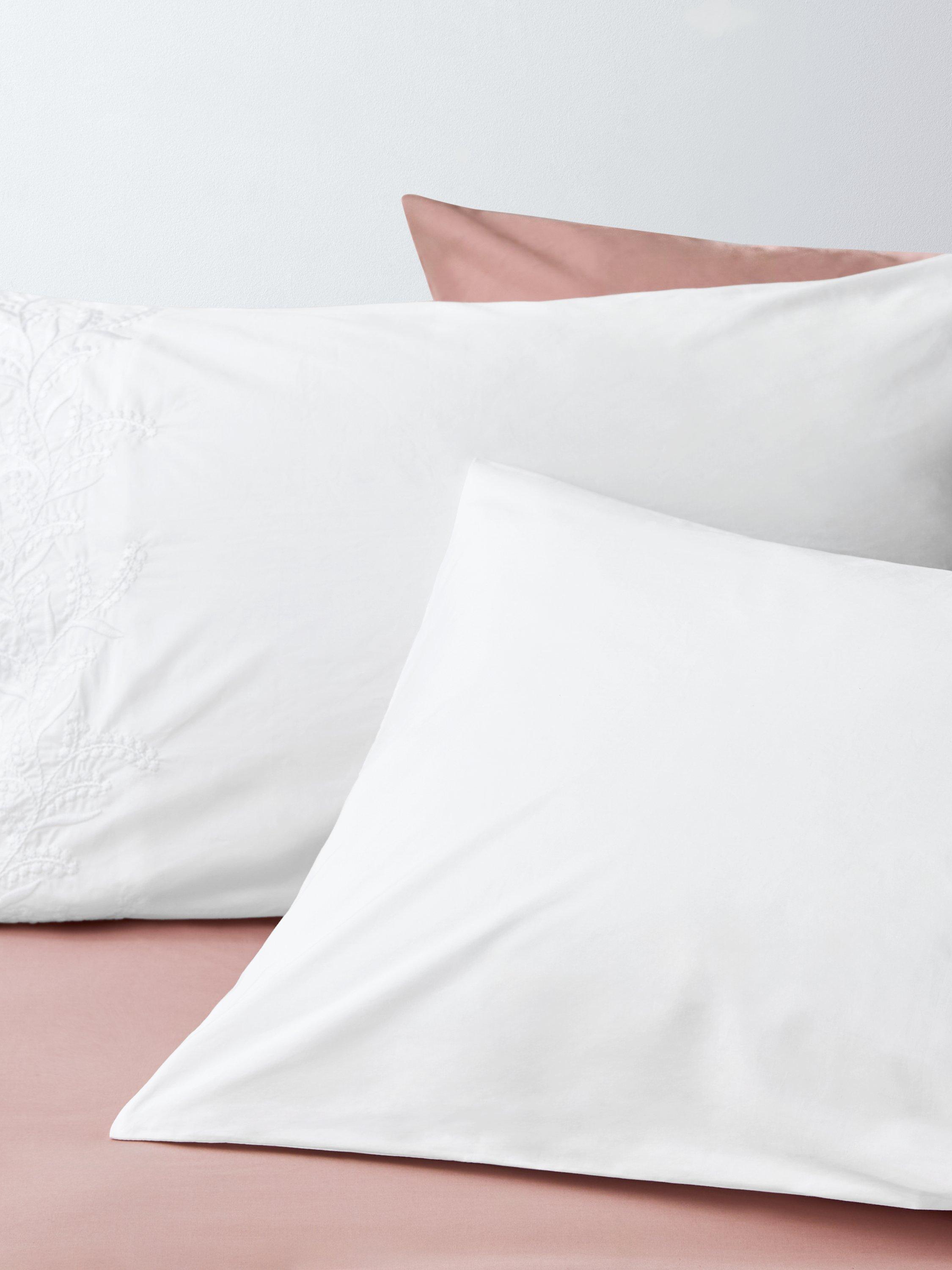 John Lewis embroidered percale duvet cover set 300 thread count (British brand)