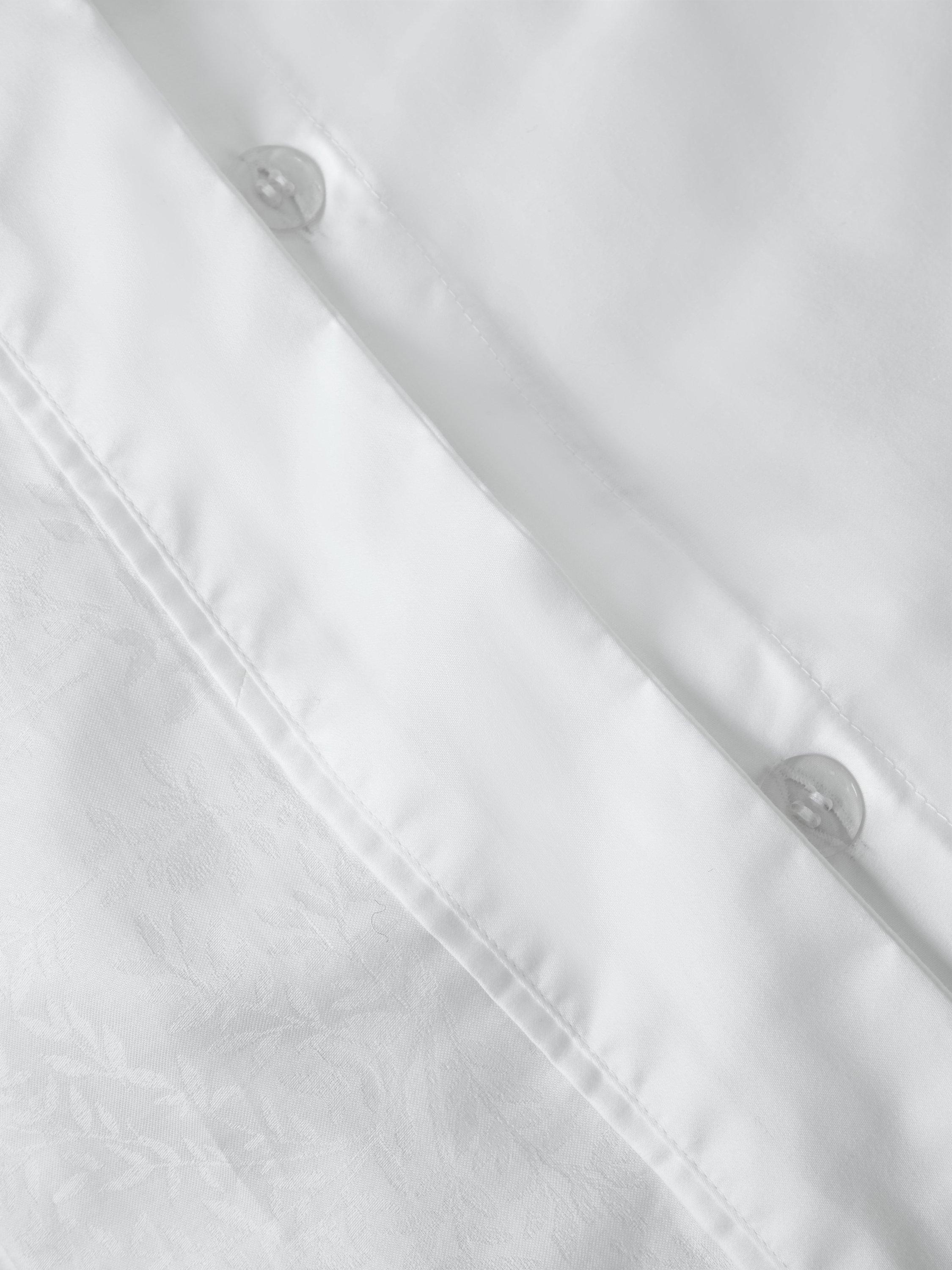 John Lewis Kaia white floral duvet set double, UK version