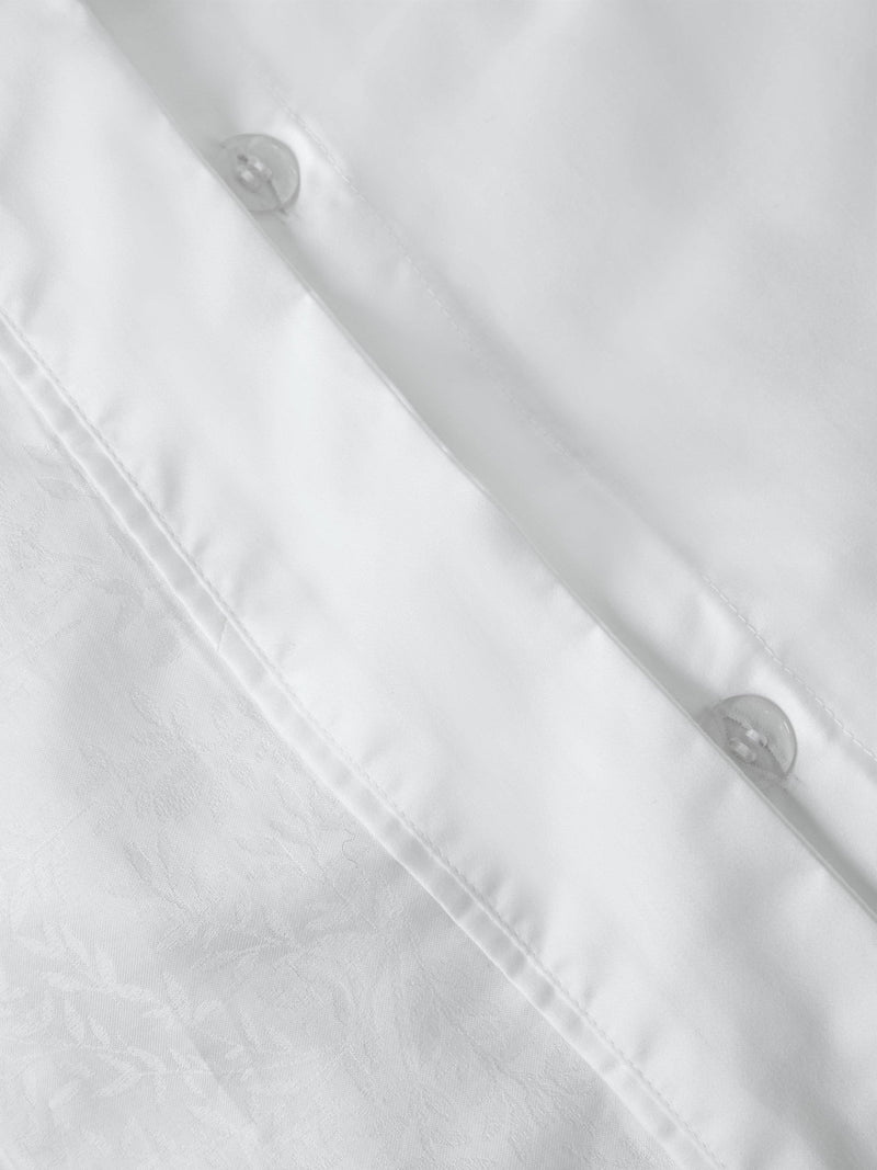 John Lewis Kaia white floral duvet set double, UK version
