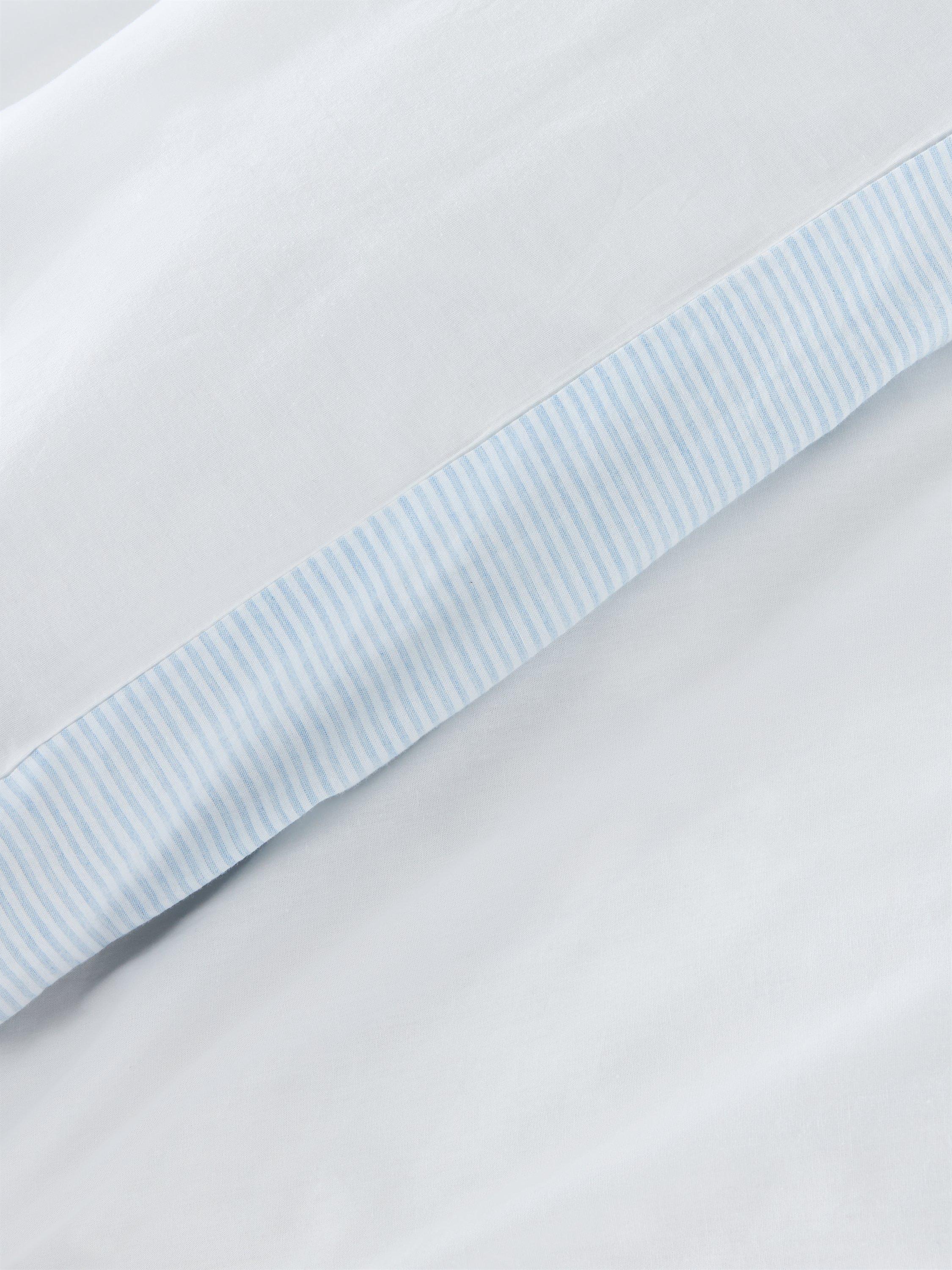 John Lewis embroidered percale duvet cover set double (British brand)