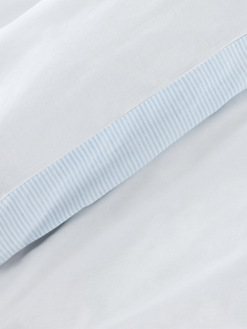 John Lewis embroidered percale duvet cover set double (British brand)