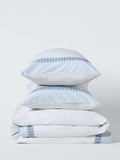 John Lewis embroidered percale duvet cover set double (British brand)
