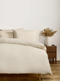John Lewis double duvet cover set in cotton, imported from the UK