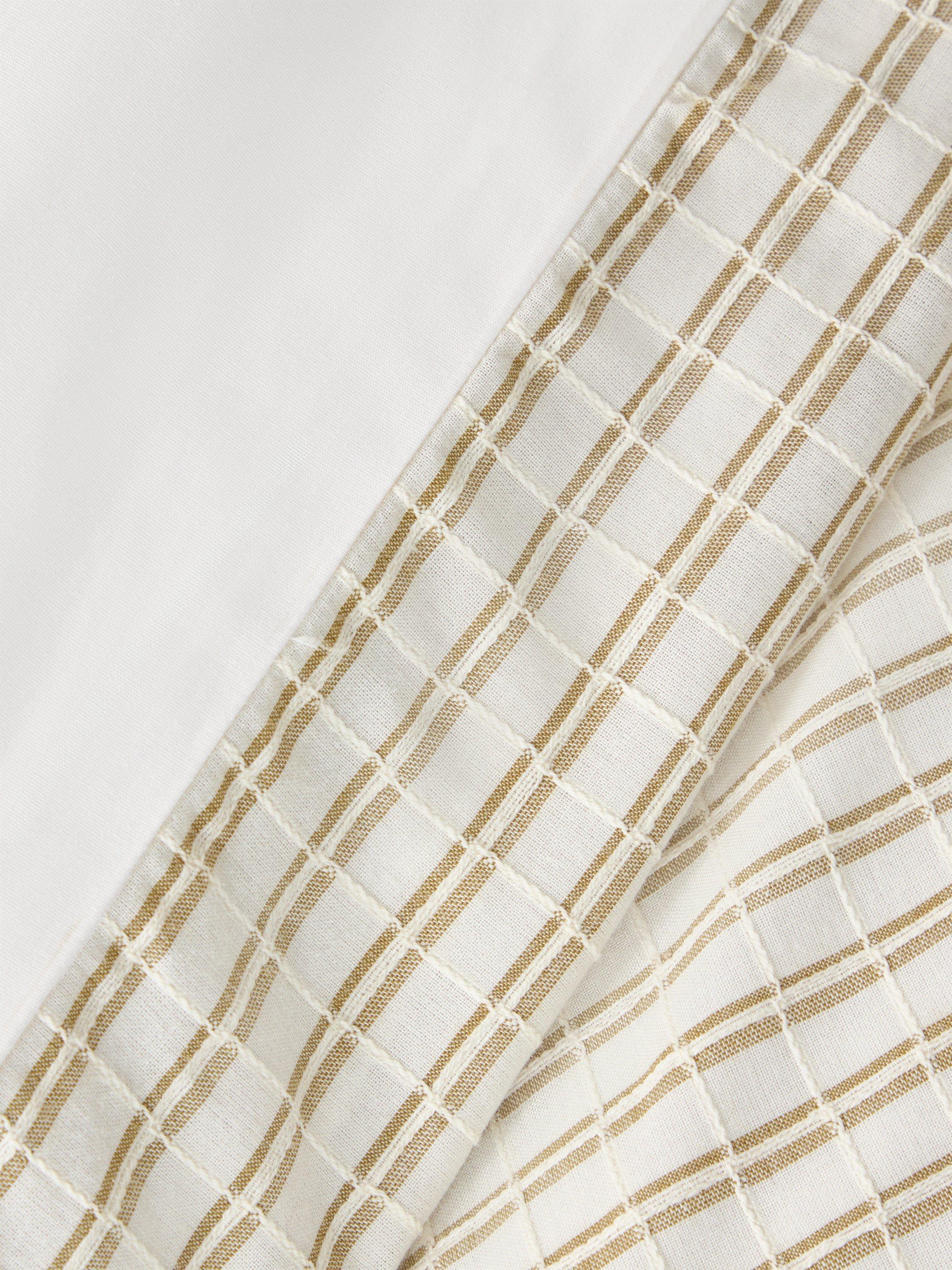 John Lewis double duvet cover set in cotton, imported from the UK