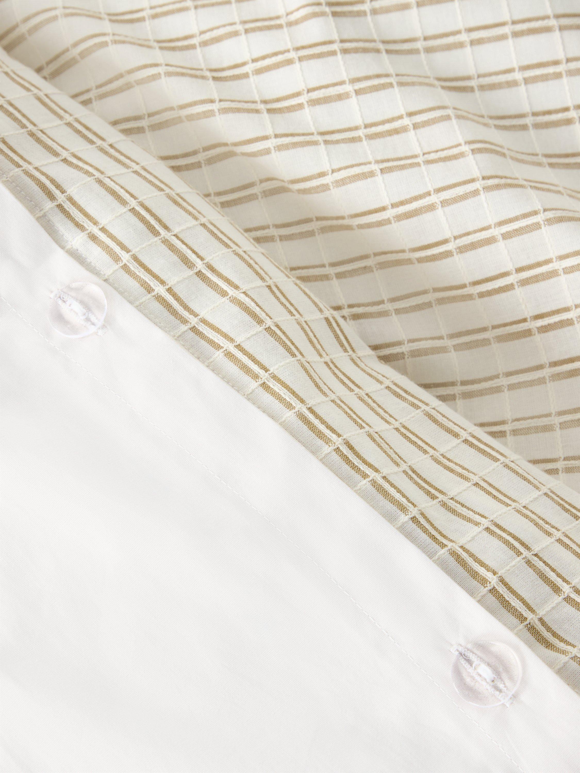 John Lewis double duvet cover set in cotton, imported from the UK