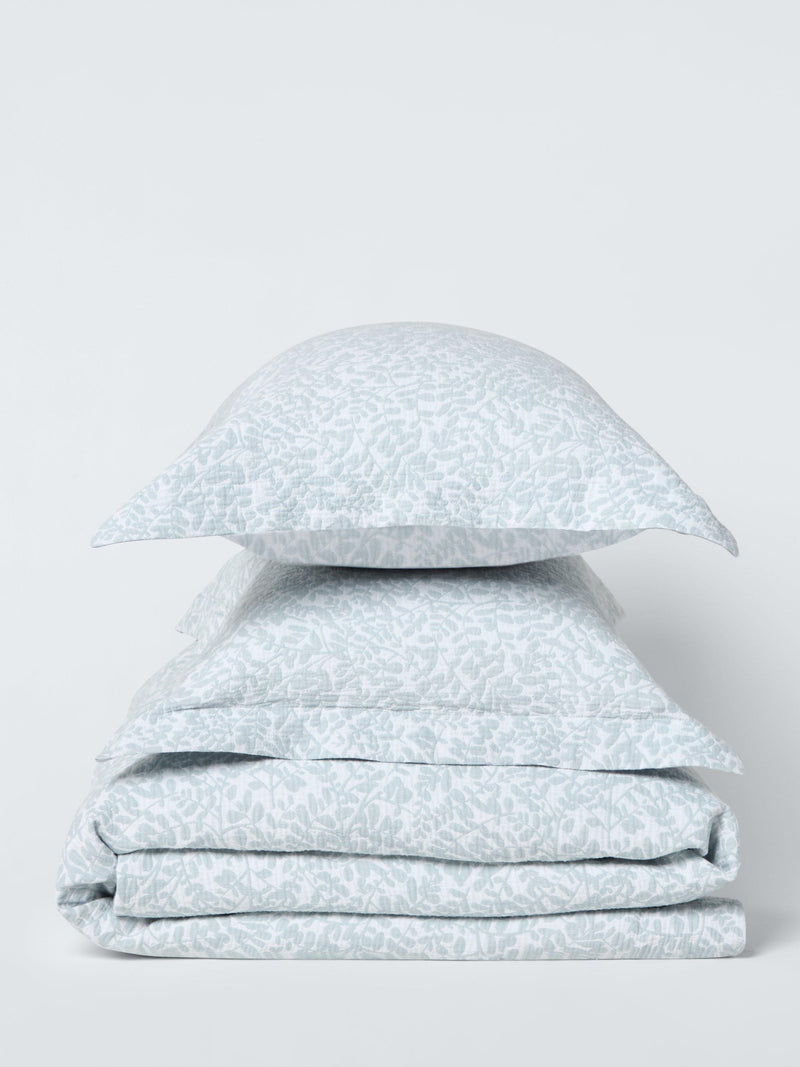 John Lewis Marlyn blue duvet cover set double (British brand)