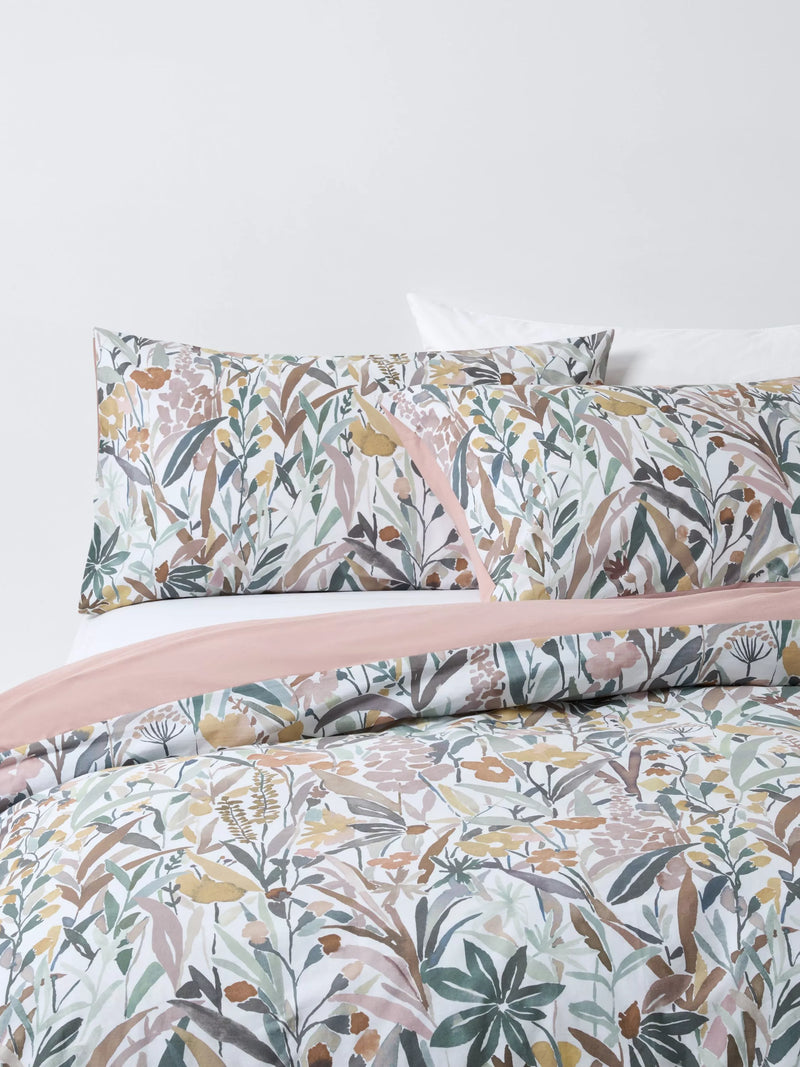 John Lewis Penelope floral duvet cover set double 200 thread count (British brand)