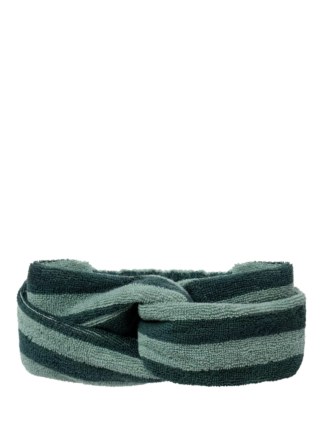 Piglet in Bed Pembroke Stripe Towelling Headband