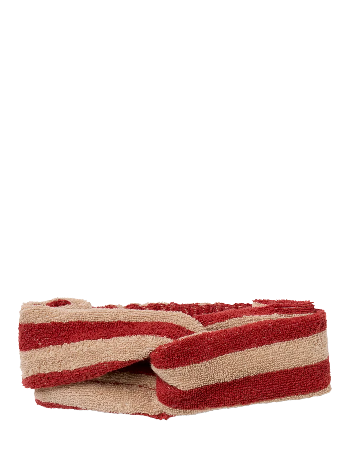 Piglet in Bed Pembroke Stripe Towelling Headband