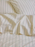 Piglet in Bed Slumber Stripe flat sheet, imported from the UK
