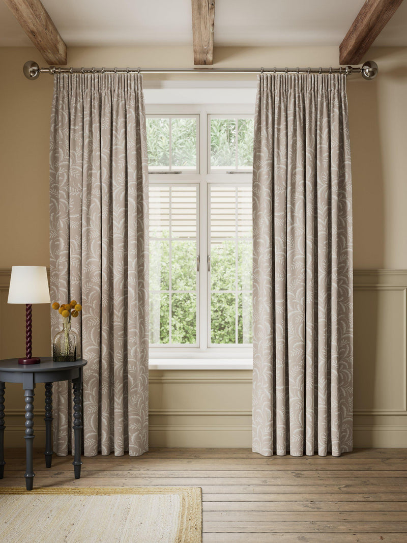 John Lewis Jouvene weave blackout curtains putty - British product