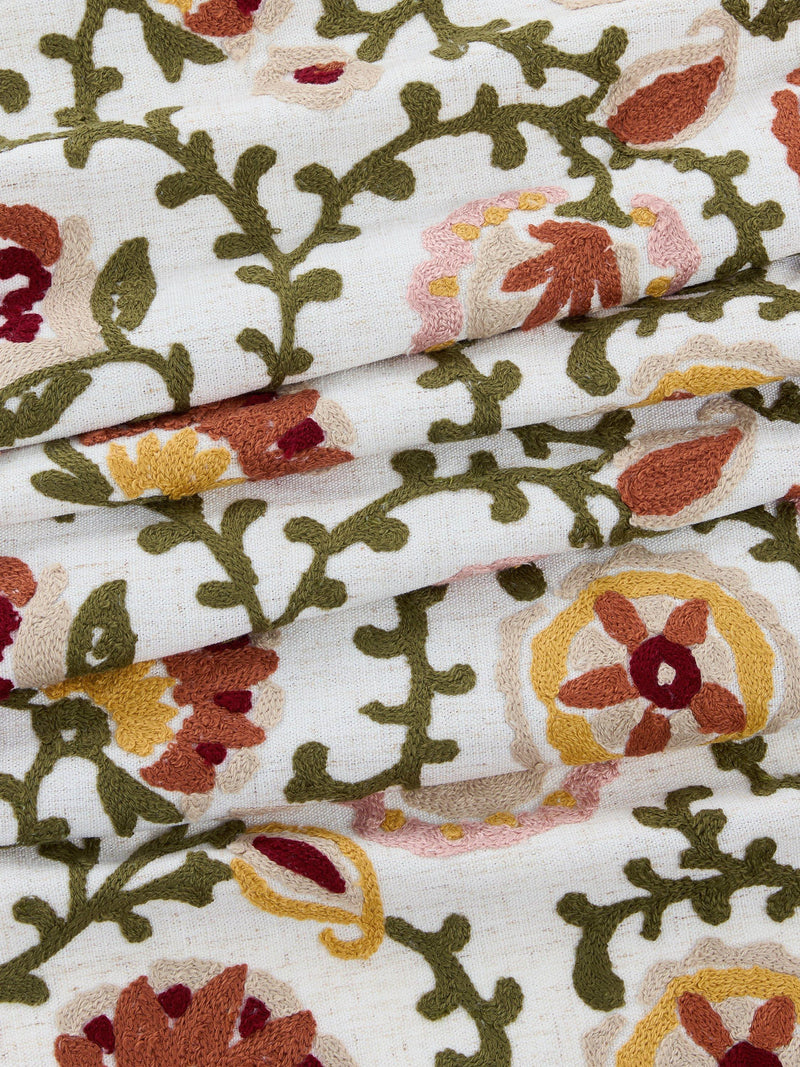 John Lewis Suzani floral embroidered blackout curtains pair, UK version