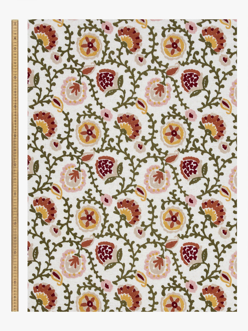 John Lewis Suzani floral embroidered blackout curtains pair, UK version
