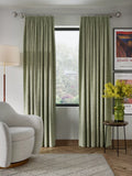 John Lewis Textured Weave Pair Blackout Lined Pencil Pleat Curtains