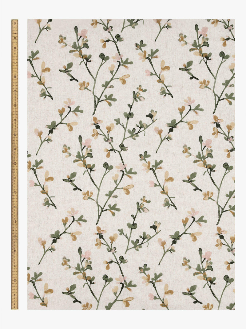 John Lewis floral pencil pleat curtains pair, imported from the UK