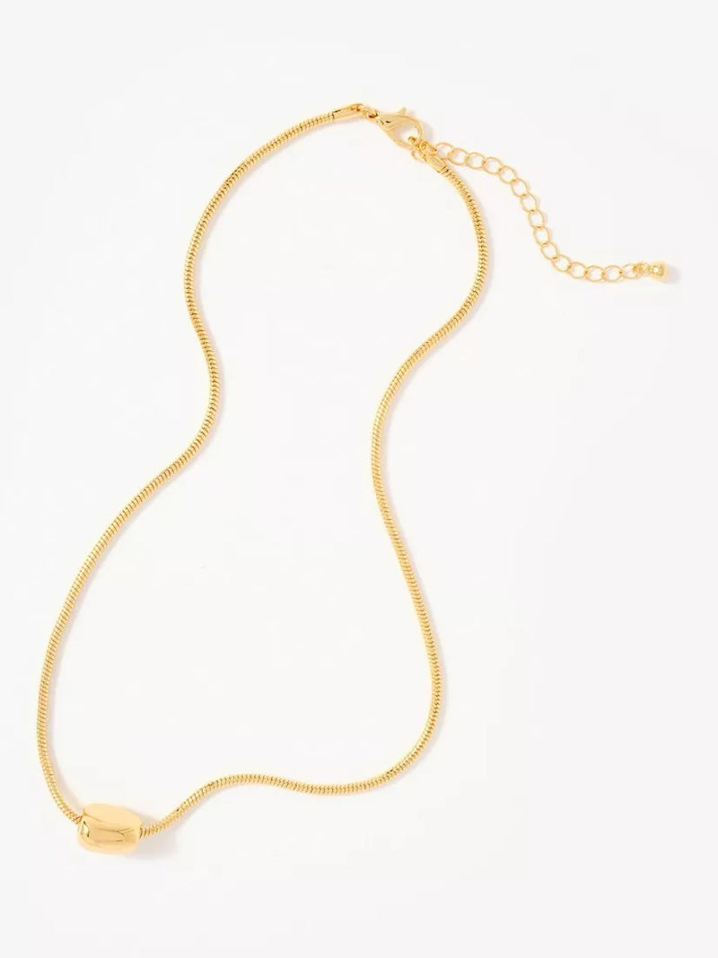 Mint Velvet sphere pendant necklace gold tone 46cm, UK version