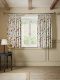 John Lewis floral blackout curtains pencil pleat 137cm drop - British product
