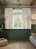 John Lewis linen look pencil pleat curtains 167cm, UK version